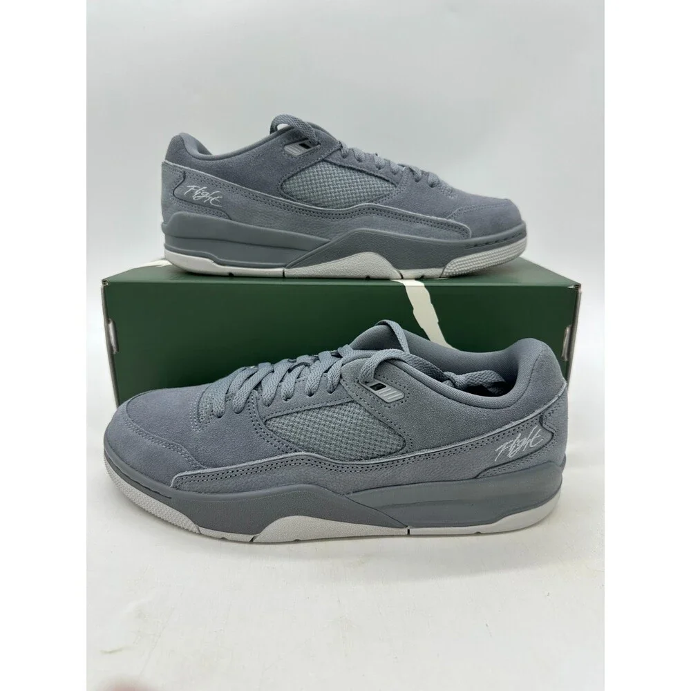Jordan Flight Court Men's Size 11 Grey Suede Athletic Shoes HF3255 007